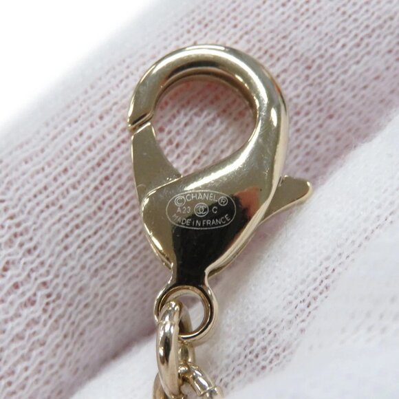 CHANEL CC Logo Rhinestone Necklace Metal/Rhinestone Multicolor - Picture 7 of 11